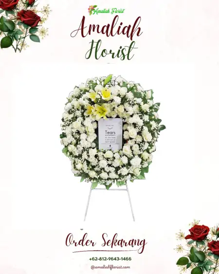 Krans Bunga Duka cicadas